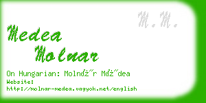 medea molnar business card